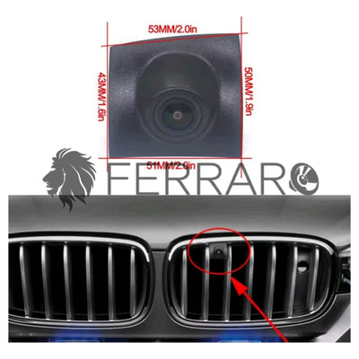 (PRENOTA) Telecamera Frontale per BMW X3, X4, X5, AHD, 1920x1080, 170° Gradi