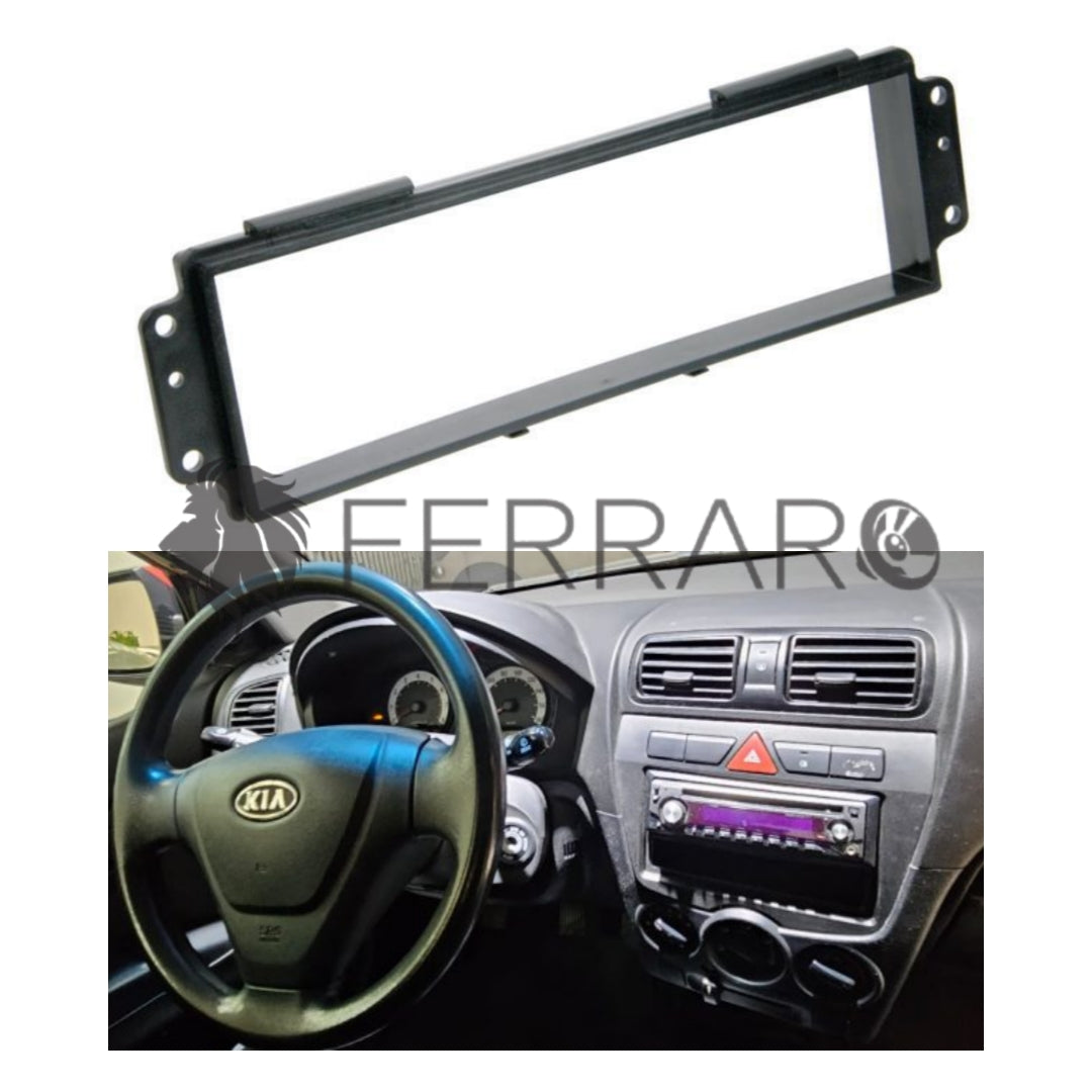 Car Radio Panel, 1DIN, Kia Picanto, 2008 - 2011