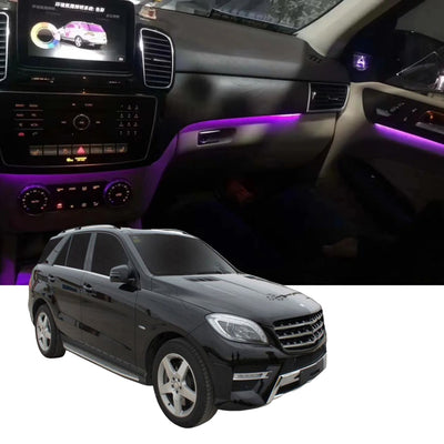 (PRENOTA) Ambient Light per Mercedes Benz ML, GL, GLE, GLS, 256 Colori, APP