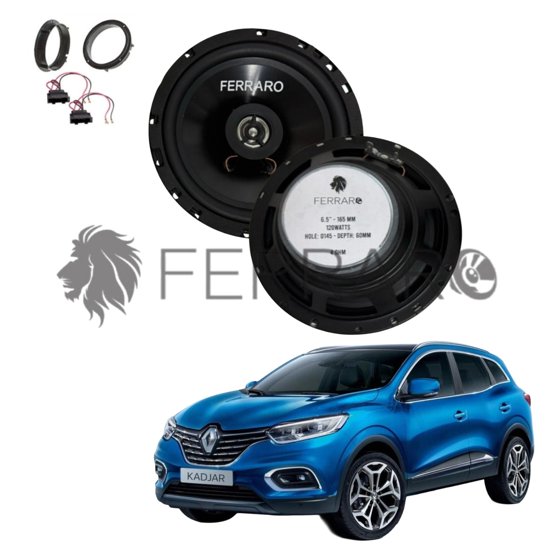 FerraroStore Kit 2 Altoparlanti, ASC-652PC, Ant o Post, Renault Kadjar (Dal 2015>)