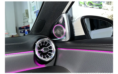 (PRENOTA) Ambient Light Tweeter per Mercedes Benz Classe A W177 (2020-2025), 256 Colori, APP