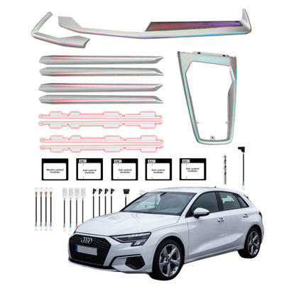 (PRENOTA) Ambient Light per Audi A3 8Y (2021-2024), 256 Colori, APP