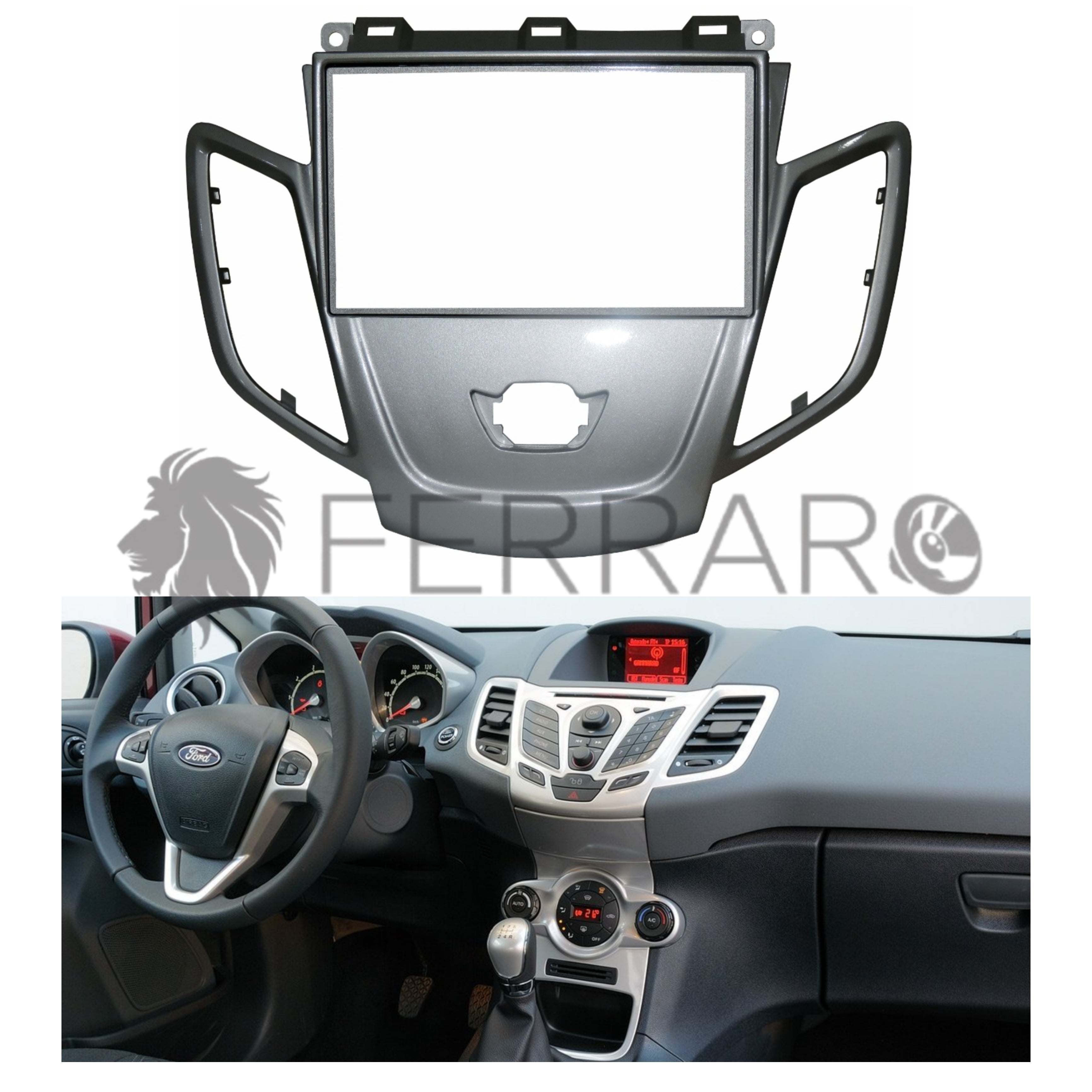 Radio cover, 2DIN, Ford Fiesta from 2009