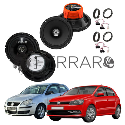 FerraroStore Kit 4 Casse | DCX 165.3 | ASC-652PC | Ant/Post | VW Polo 9N/6R/6C (2001-2024)