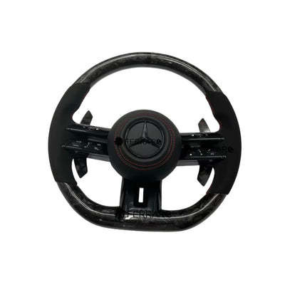 (PRENOTA) Volante per Mercedes, Forgiatura, Etichetta Nera, Linea Rossa, AMG