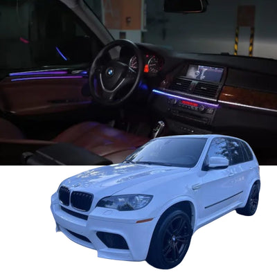 (PRENOTA) Ambient Light per BMW X5 E70 (2006-2013), 256 Colori, APP