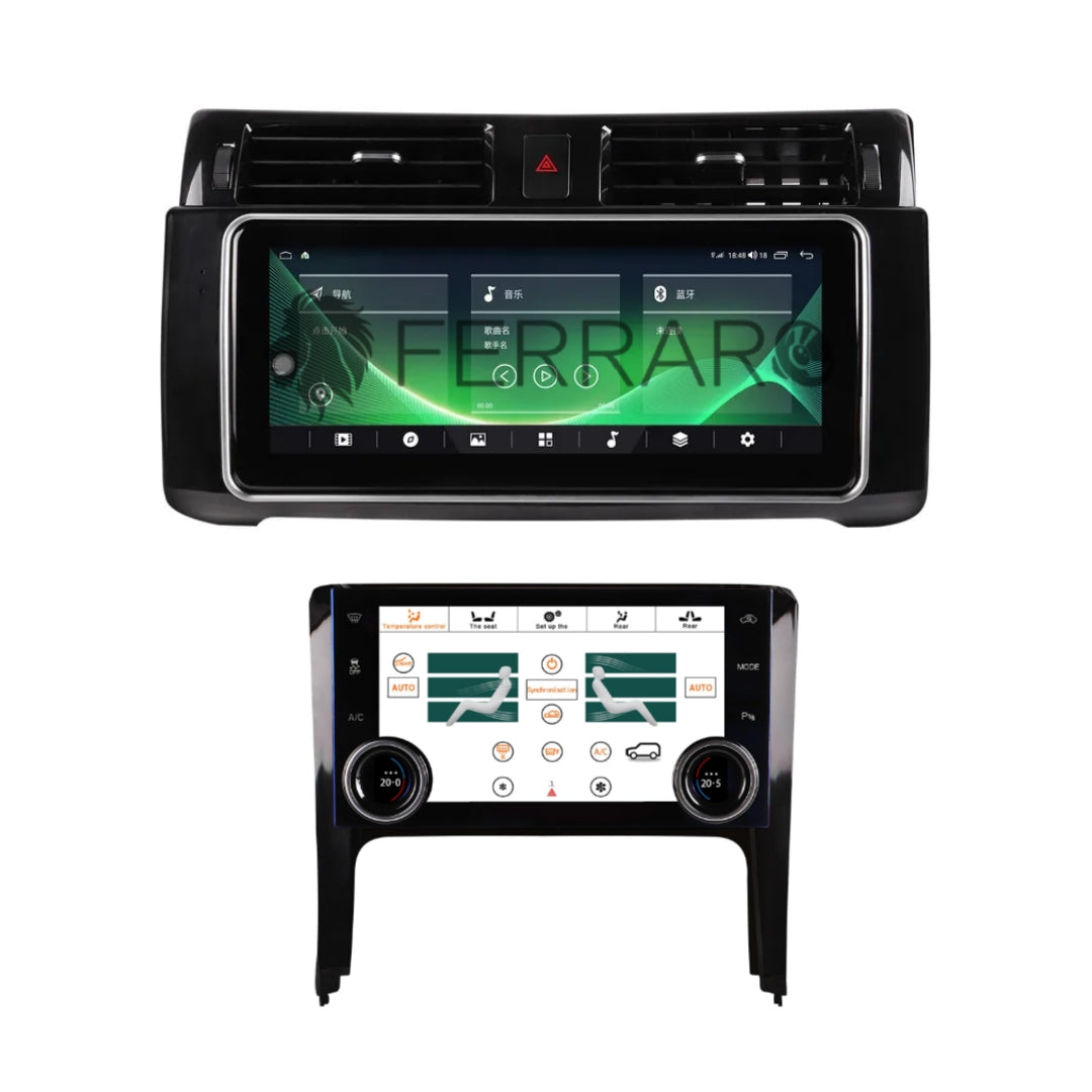 (PRENOTA) Autoradio per Range Rover Sport L320 12.3" (2005-2013) Display Aria Condizionata e Android, Bluetooth, CarPlay, Android Auto, 8/128GB Ram