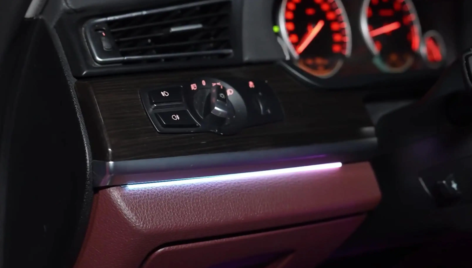 (PRENOTA) Ambient Light per BMW Serie 7 F01, F02 (2009-2014), 256 Colori, APP