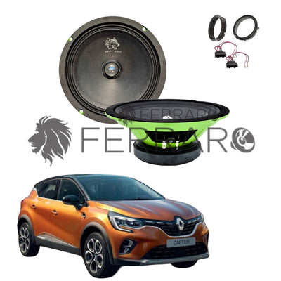 FerraroStore Kit 2 Altoparlanti, PV165.3, Ant o Post, Renault Captur I 1ª Serie (2013-2019)