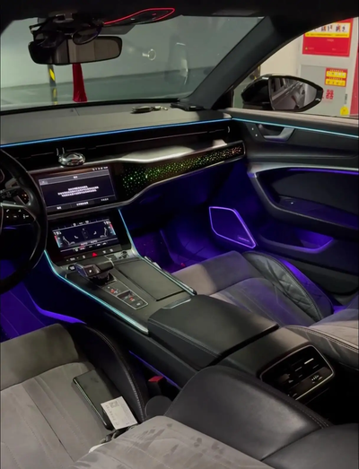 (PRENOTA) Ambient Light per Audi A6 C8 (2018-2026), 256 Colori, APP