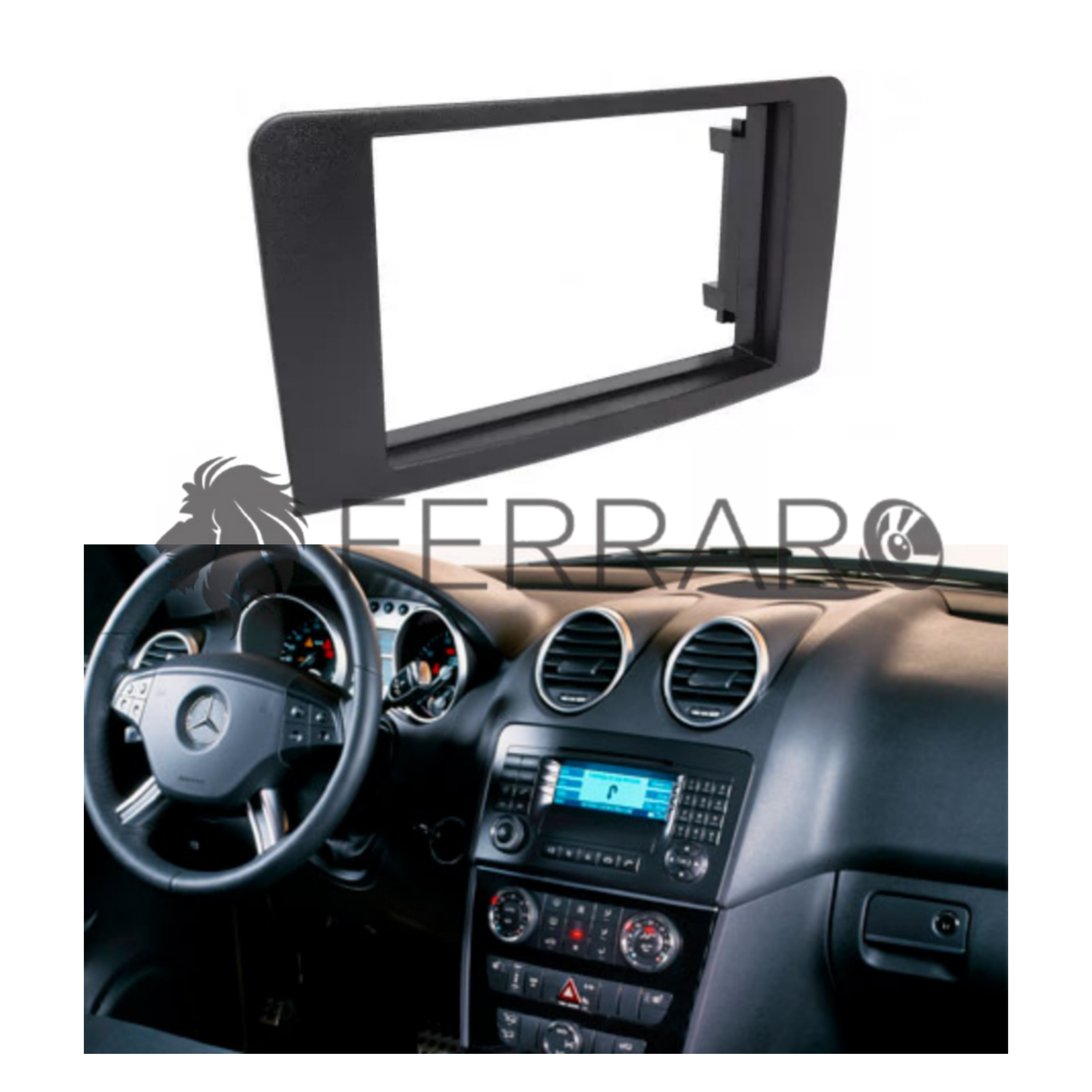 Mascherina 2DIN per Mercedes ML (2006-2012)