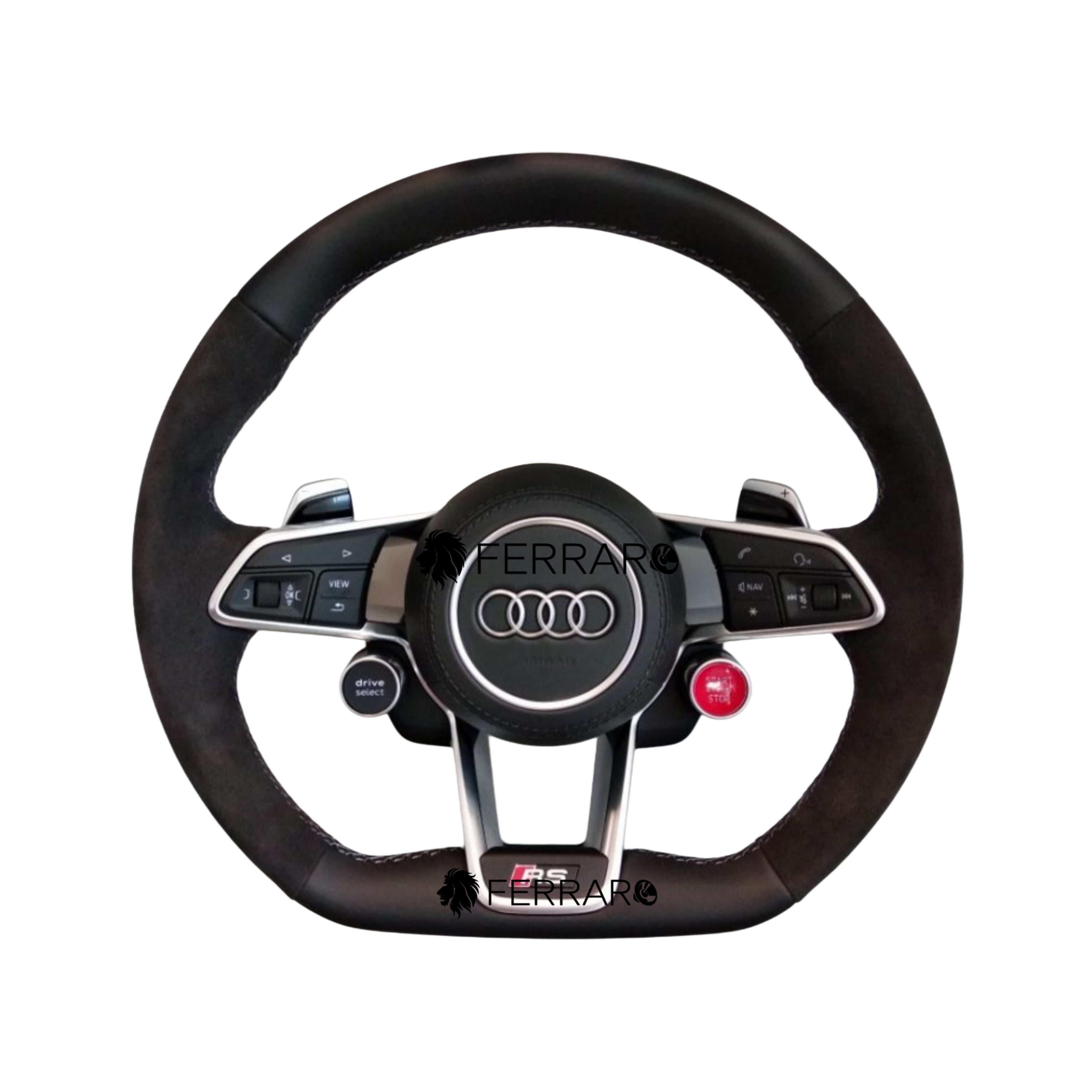 (PRENOTA) Volante per Audi, Galvanica, Filettatura, Pulsanti, RS