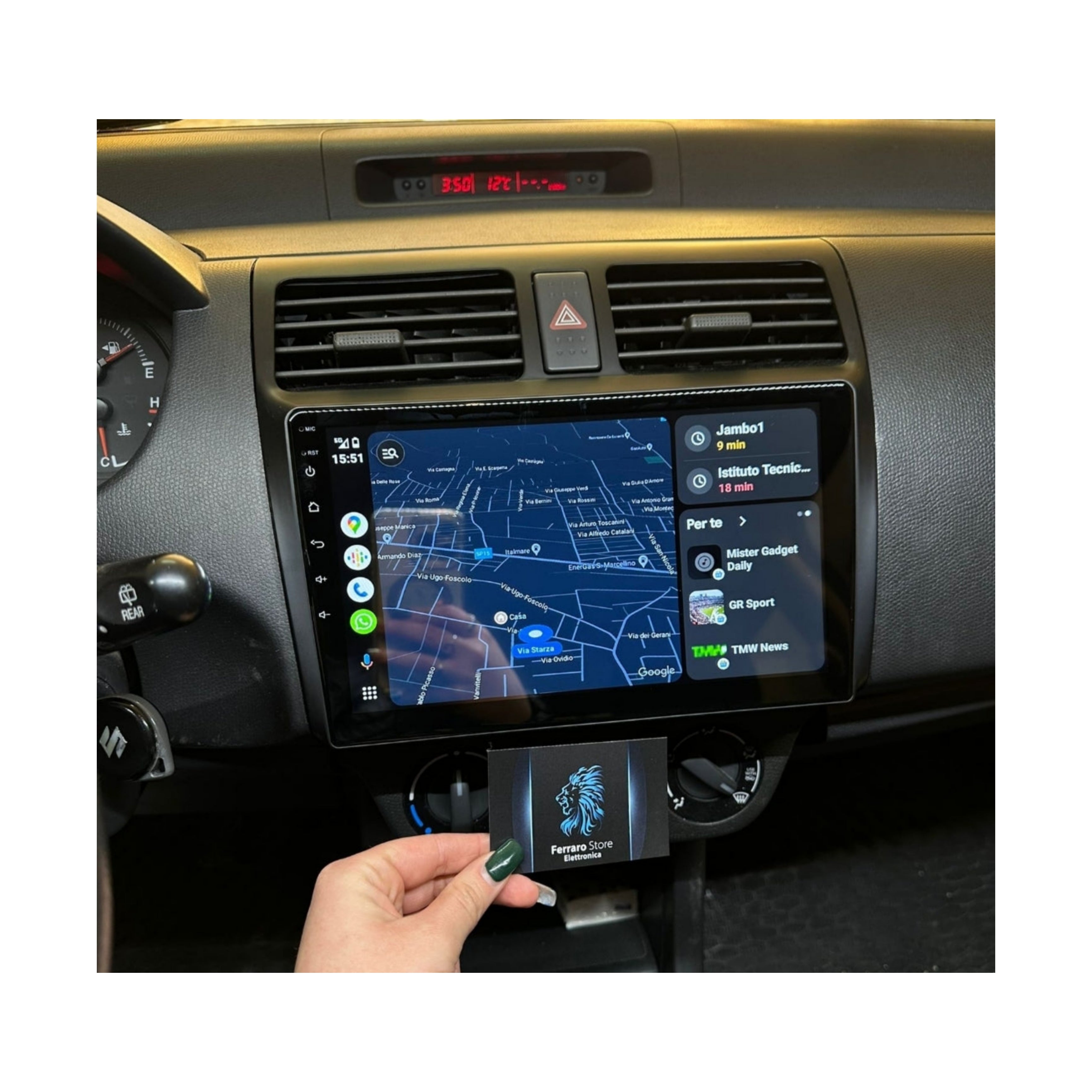Autoradio Suzuki Swift 10.1" 2K | 2004-2010 | Android | Bluetooth | CarPlay | Android Auto | 4/64GB Ram