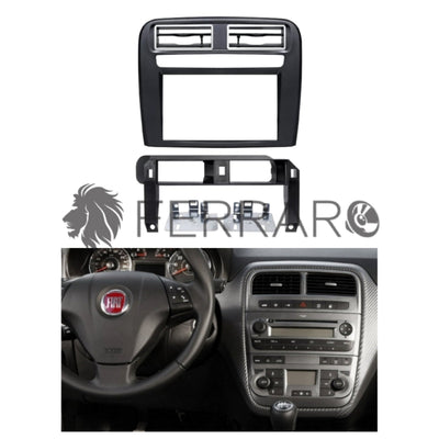Car radio cover, 2DIN, Fiat Grande Punto