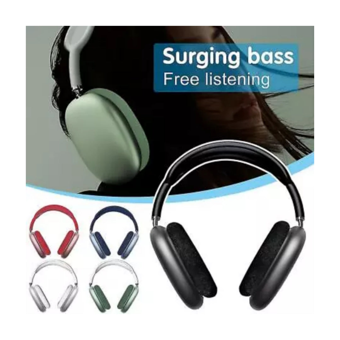 Écouteurs sans fil - P9 Smart Noise Reduction Stereo Sound Écouteurs sans fil Bluetooth Écouteurs Heavy Bass pour iOS Android AUX/FM Headset 