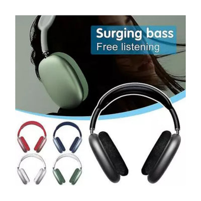 Écouteurs sans fil - P9 Smart Noise Reduction Stereo Sound Écouteurs sans fil Bluetooth Écouteurs Heavy Bass pour iOS Android AUX/FM Headset 