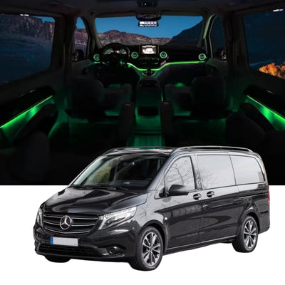 (PRENOTA) Ambient Light per Mercedes Classe V W447 (2016-2021), 256 Colori, APP