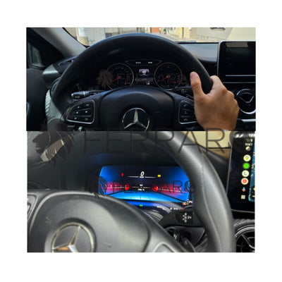 Virtual Cockpit 12.3" per Mercedes GLA X156, CLA C117, HD Ultra, CarPlay e Android Auto