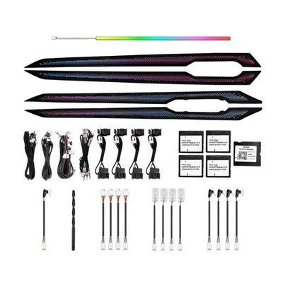 (PRENOTA) Ambient Light per Volkswagen VW Golf 8, Mk8 (2021+), 256 Colori, APP