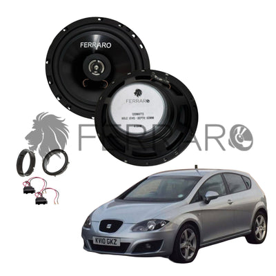 FerraroStore Kit 2 Altoparlanti, ASC-652PC, Ant o Post, Seat Leon MK2 (2005-2012)