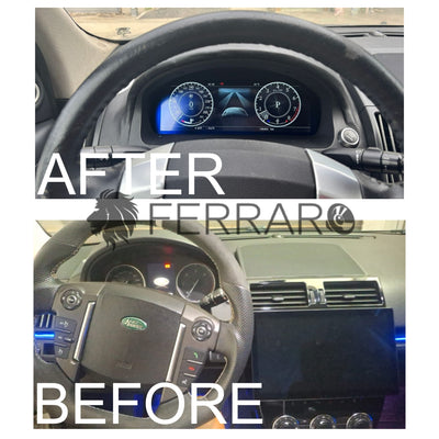 (PRENOTA) Virtual Cockpit 12.3" per Land Rover Freelander 2 (2006-2015), HD Ultra, CarPlay e Android Auto