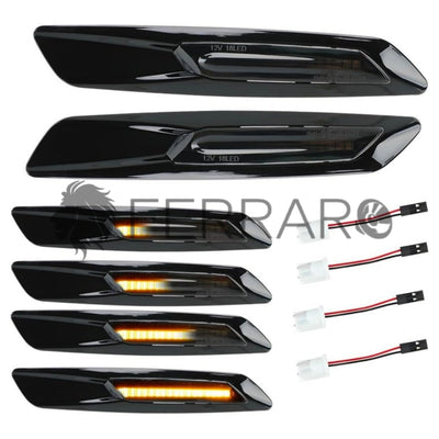 (PRENOTA) Indicatore Direzione Led per BMW Serie 1, 3, 5, X1, X3 (Compatibilità in Descrizione), Plug and Play
