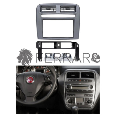 Car radio cover, 2DIN, Fiat Grande Punto