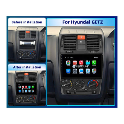 (PRENOTA) Autoradio per Hyundai Getz 9" (2002-2009) Android, Bluetooth, CarPlay, Android Auto, 2GB/4GB/6GB/8GB Ram
