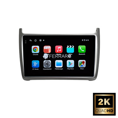 Autoradio per Volkswagen Polo 5 9" 2K (2008-2017) Android, Bluetooth, CarPlay, Android Auto, 12/256GB Ram