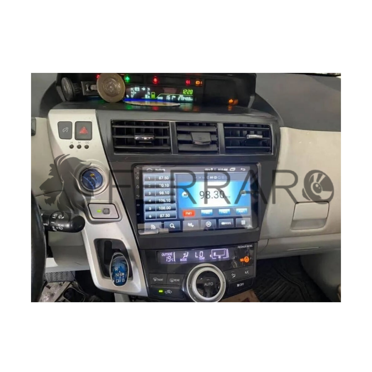 Autoradio per Toyota Prius+ (2012-2021) 9" 2K, Android, Bluetooth, CarPlay, Android Auto, 12/256GB Ram