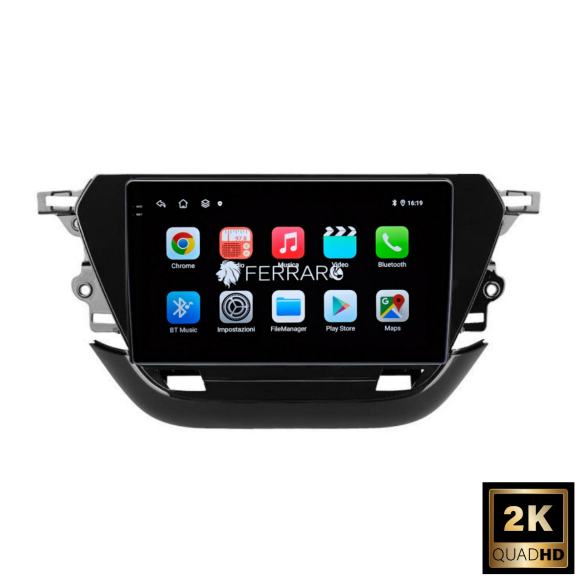 (PRENOTA) Autoradio per Opel Corsa F 9" 2K (2019-2025) Android, Bluetooth, CarPlay, Android Auto, 12/256GB Ram