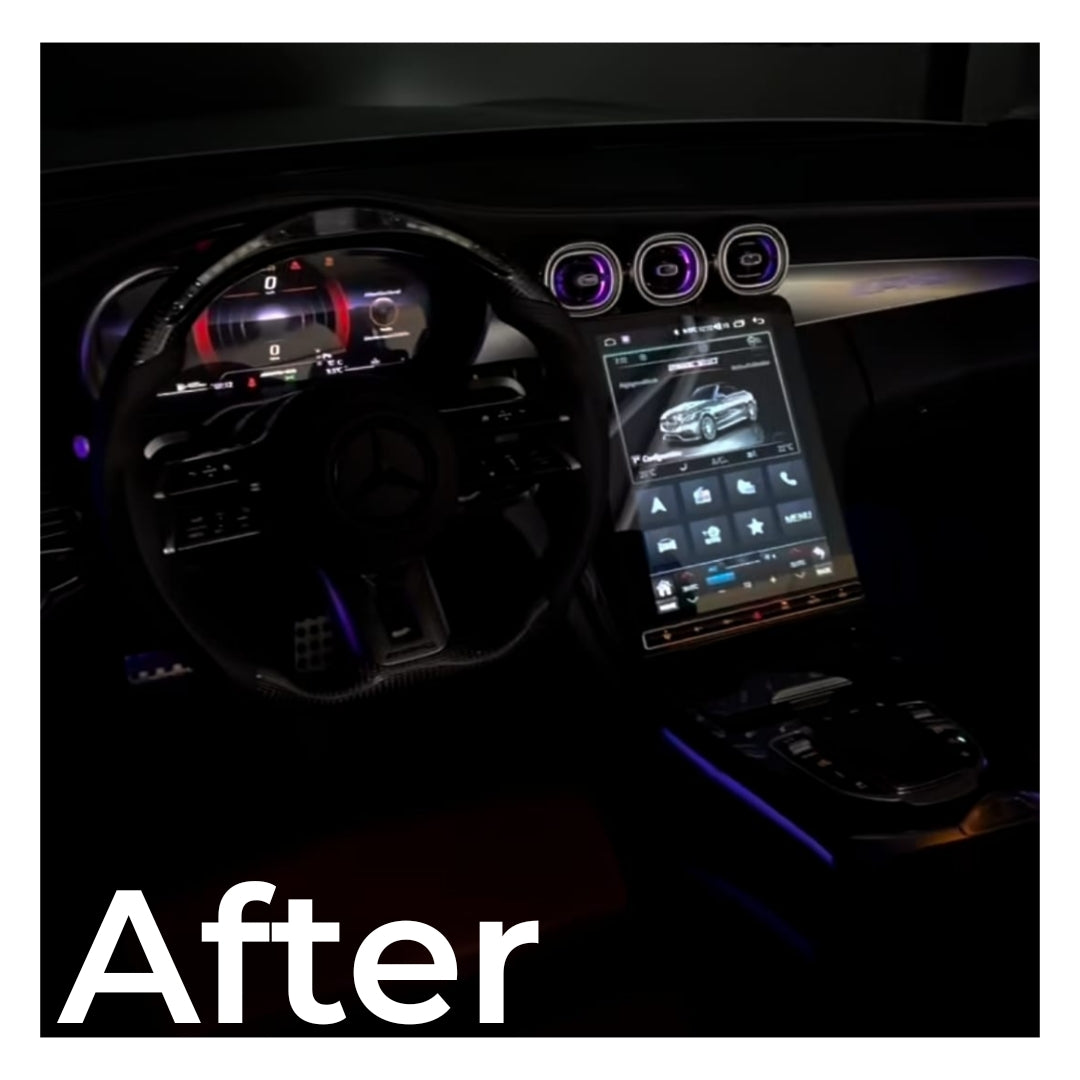 (PRENOTA) Autoradio per Mercedes Classe C W205, GLC X253, 12.1" (2015-2022) Android, Bluetooth, CarPlay, Android Auto, 8/128GB Ram