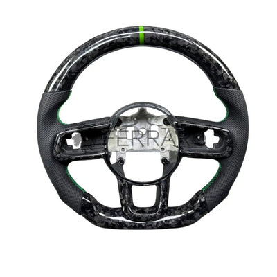(PRENOTA) Volante Sportivo per Jeep Wrangler JK, JL, Carbonio, Customizzato in Pelle