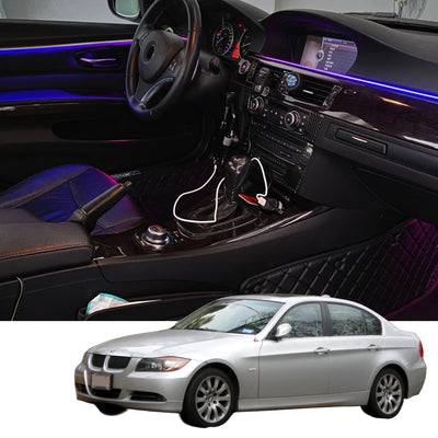 (PRENOTA) Ambient Light per BMW Serie 3 E90 (2005-2013), 256 Colori, APP
