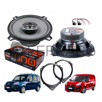 Hertz Kit 2 Casse, X 130, Anteriore, Fiat Doblò (2010+)