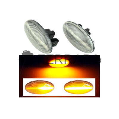 (PRENOTA) Indicatore Direzione Led per Citroen, Peugeot (Compatibilità in Descrizione), Plug and Play