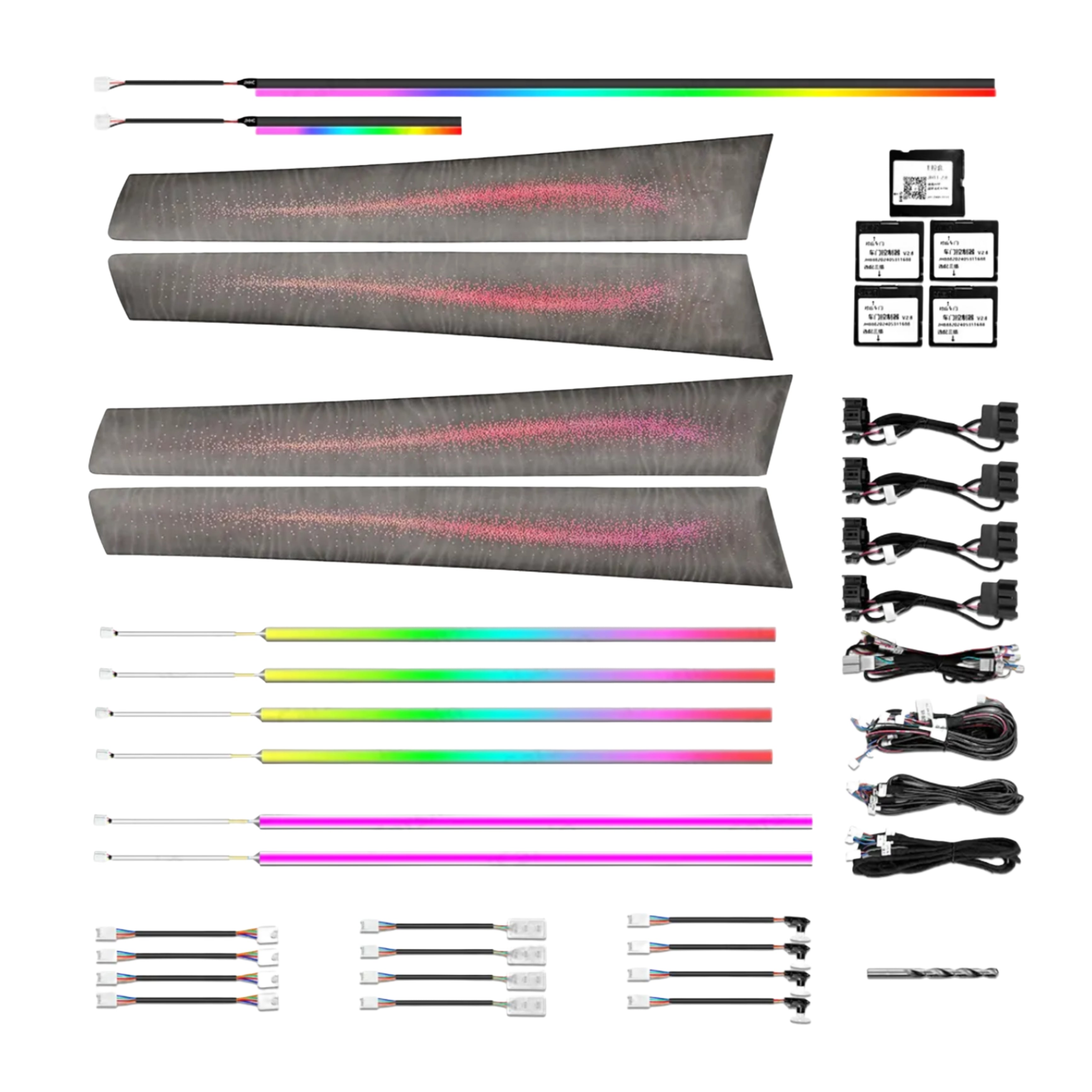 (PRENOTA) Ambient Light per Audi A8 D4, 256 Colori, APP