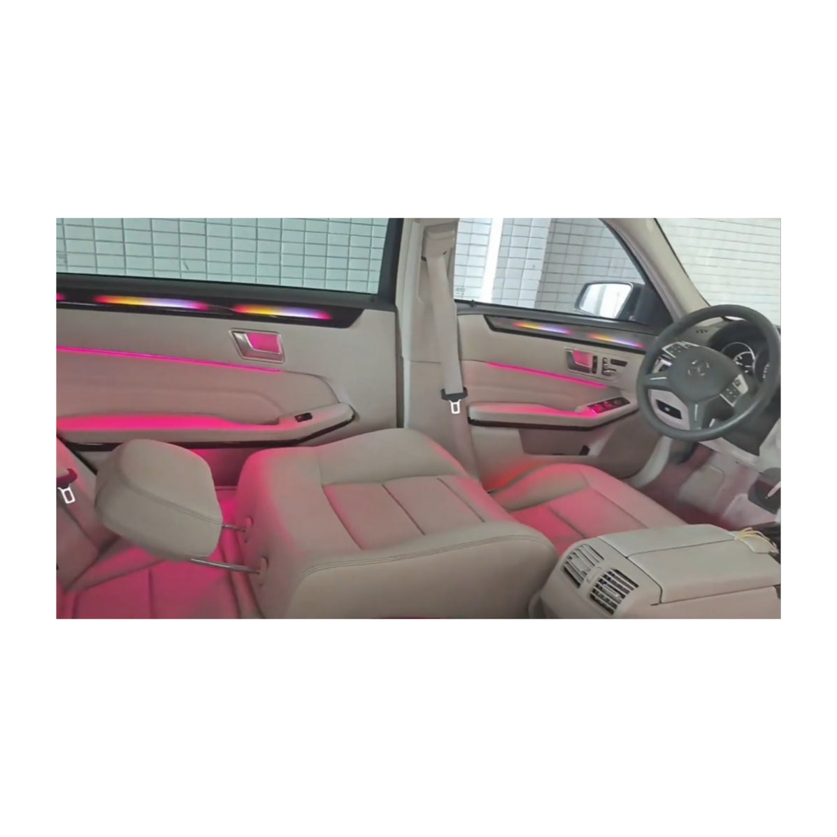 (PRENOTA) Ambient Light per Mercedes Classe E W212 (2009-2016), 256 Colori, APP