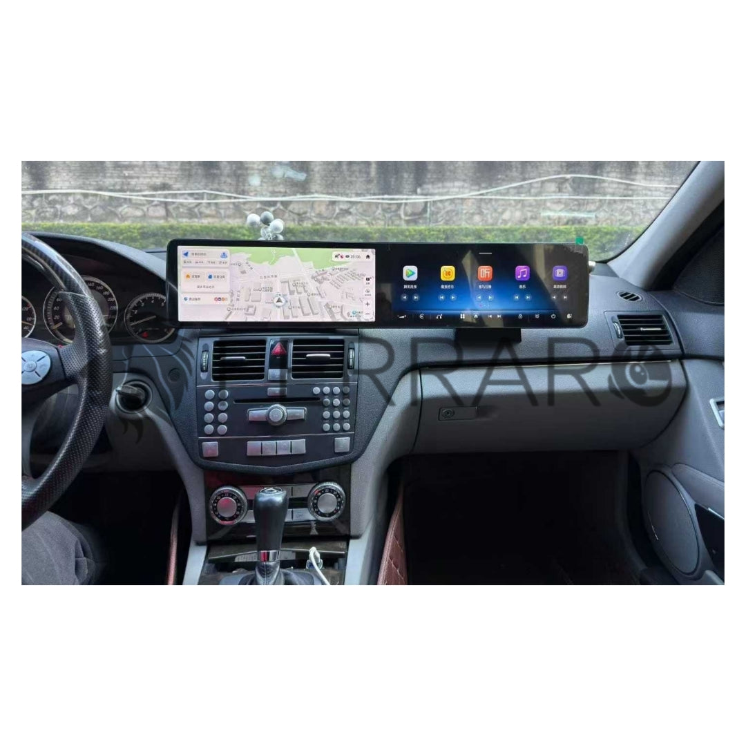(PRENOTA) Autoradio per Mercedes Classe C W204 12.3" + 12.3" (2007-2011) Android, Bluetooth, CarPlay, Android Auto, 4/64GB Ram