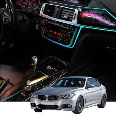 (PRENOTA) Ambient Light per BMW Serie 3/4 F30, F34 (2013-2019), 256 Colori, APP
