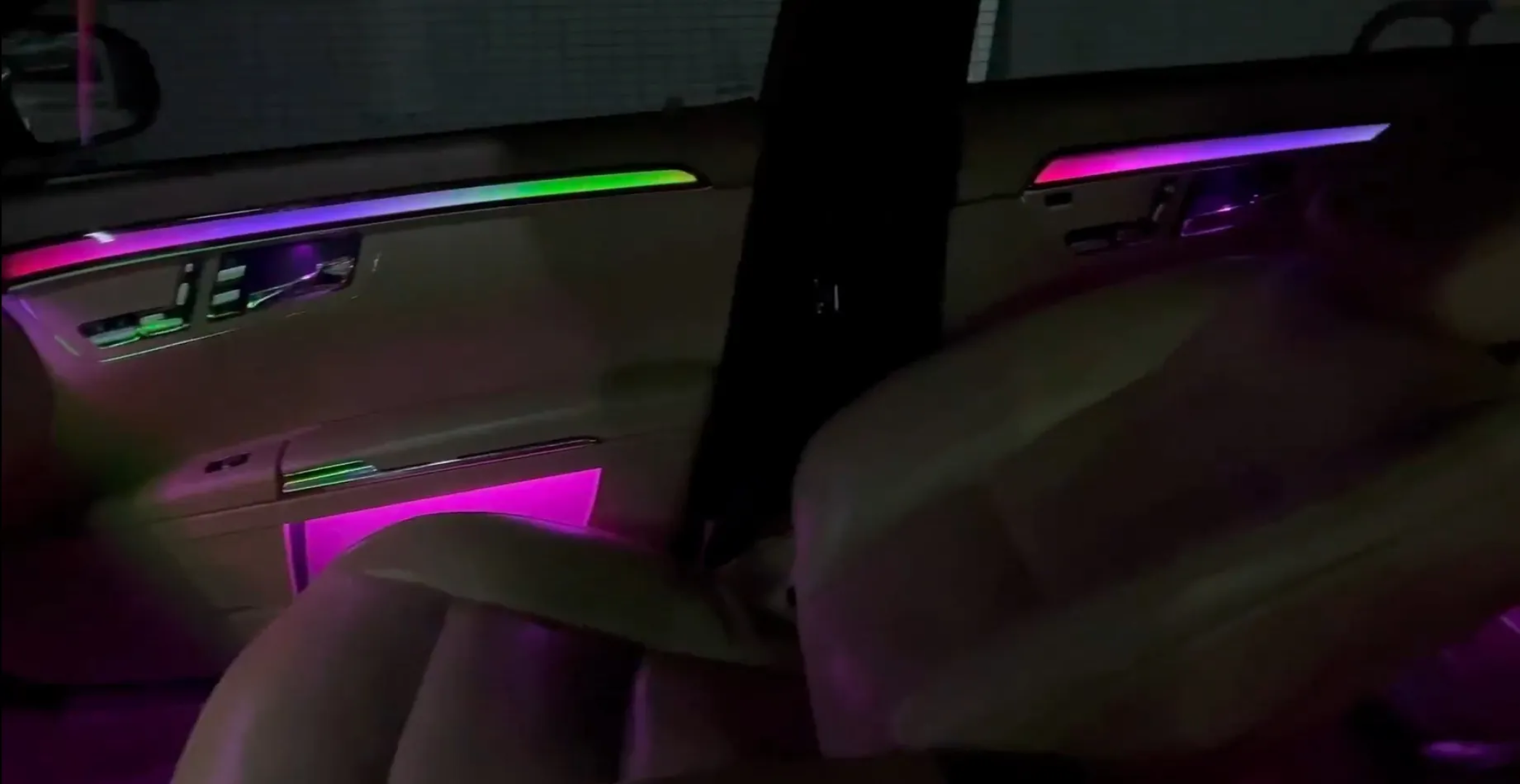 (PRENOTA) Ambient Light per Mercedes Classe S W221 (2005-2013), 256 Colori , APP