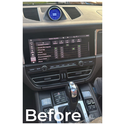 (PRENOTA) Autoradio per Porsche Macan 12.3" + 12.3" (2018-2021) Android, Bluetooth, CarPlay, Android Auto, 6/128GB Ram
