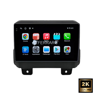 (PRENOTA)  Autoradio per Jeep Wrangler 4 JL 9" 2K (2017-2025) Android, Bluetooth, CarPlay, Android Auto, 12/256GB Ram
