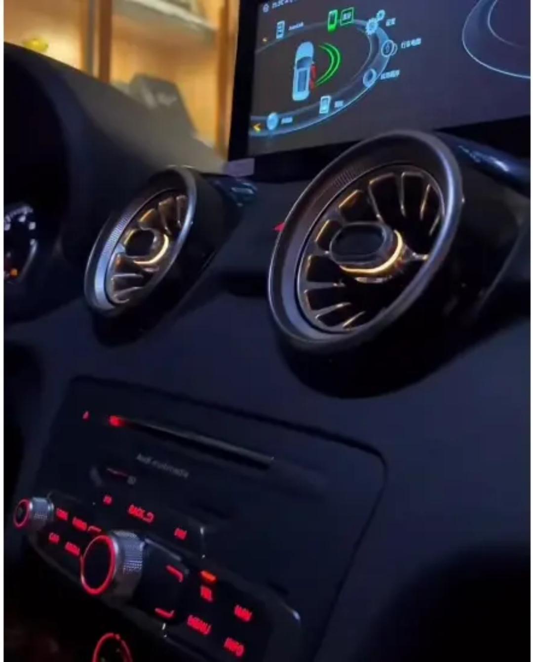 (PRENOTA) Ambient Light per Audi A1 (2010-2018), 256 Colori, APP