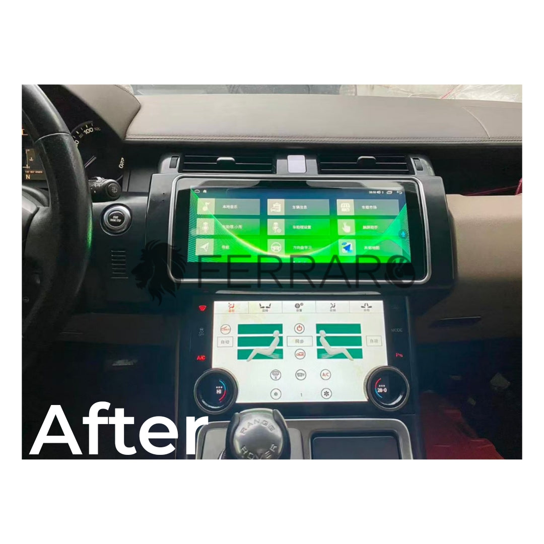 (PRENOTA) Autoradio per Range Rover Sport L320 12.3" (2005-2013) Display Aria Condizionata e Android, Bluetooth, CarPlay, Android Auto, 8/128GB Ram