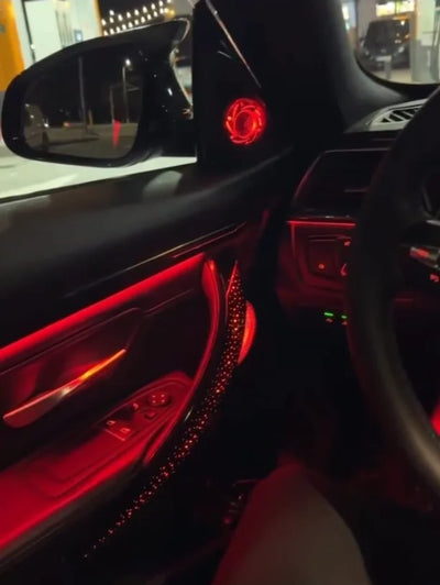 (PRENOTA) Ambient Light per BMW Serie 4 M4 F82/F83/F32/F33, 256 Colori, APP