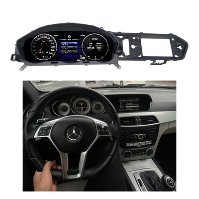 (PRENOTA) Virtual Cockpit 12.3" per Mercedes Classe C w204, NTG 4.5 (2011-2014), HD Ultra, CarPlay e Android Auto