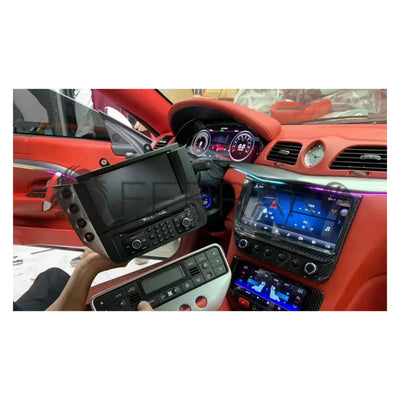 (PRENOTA) Autoradio per Maserati Gran Turismo (2007-2019) 12.3" Display Aria Condizionata e Android, Bluetooth, CarPlay, Android Auto, 8/128GB Ram
