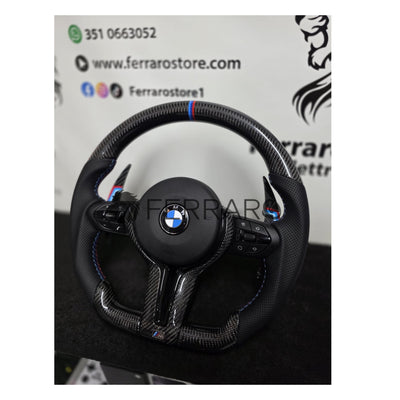 (PRENOTA) Volante Sportivo per BMW Z4 E89 (2009-2016), Carbonio, Customizzato in Pelle