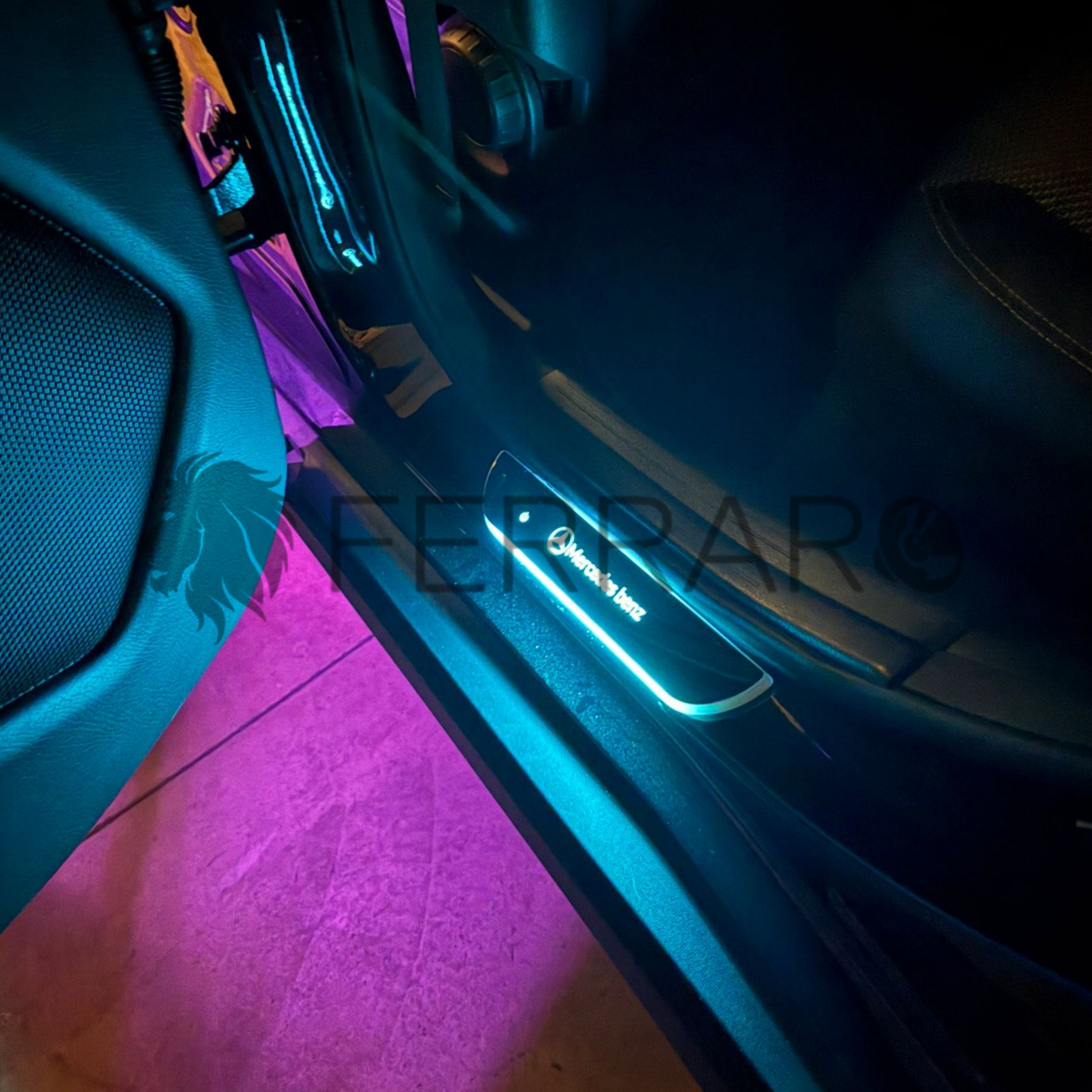 Kit Battitacco per Seat, LED, Senza Filo con Adesivo